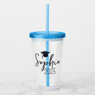 Vaso Acrílico Regalos de graduación para ella, Tumbler de gradua
