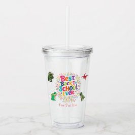 Vaso Acrílico Regreso a Clases