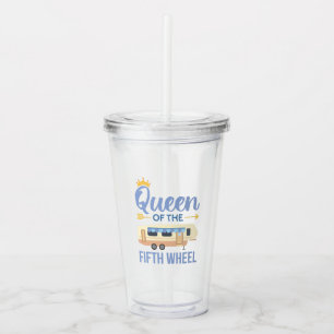 Vaso Acrílico Reina De La Quinta Rueda