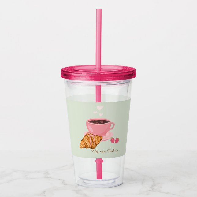 Vaso Acrílico Repostería Après (Anverso)