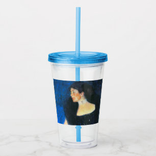 Vaso Acrílico Retrato de Klimt del Rosa von Rosthorn-Friedmann