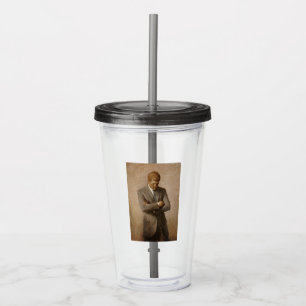 Vaso Acrílico Retrato de la Casa Blanca Presidencial de los Esta