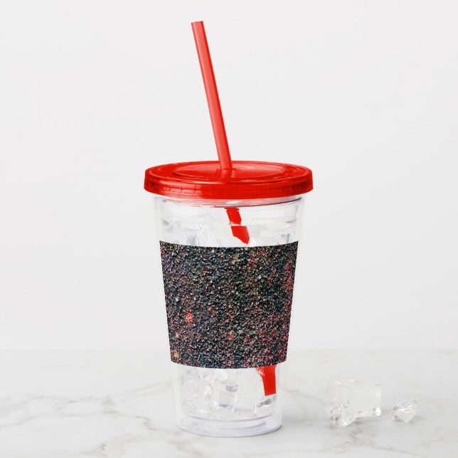 Vaso Acrílico revuelo de craneana (Anverso (hielo))