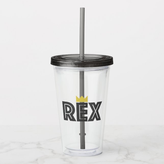 Vaso Acrílico Rex (Anverso)