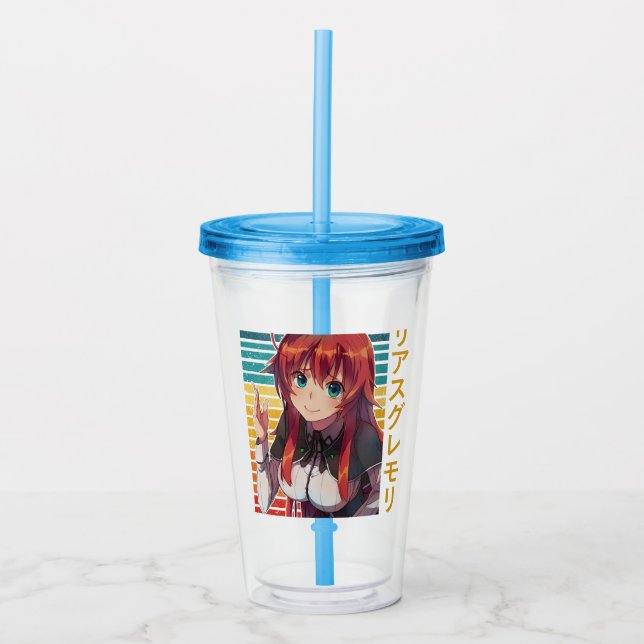 Vaso Acrílico Rias Gremory  (Anverso)