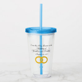 Vaso Acrílico Ring Bearer Gift Acrylon Tumbler