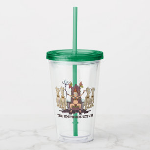 Vaso Acrílico RIQUEZA Y MORTY™ Los improductivos