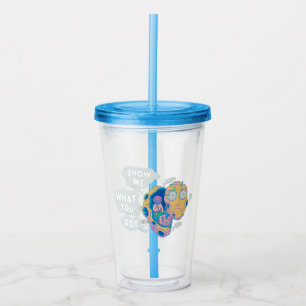 VASO ACRÍLICO RIQUEZA Y MORTY™ MOSTRARME LO QUE TENÍAS