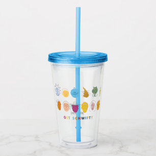 Vaso Acrílico RIQUEZA Y MORTY™ Obtener Schwifty