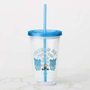 Vaso Acrílico RIQUEZA Y MORTY™ Protegerme De La Ley