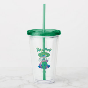 Vaso Acrílico RIQUEZA Y MORTY™ Rescate de portal