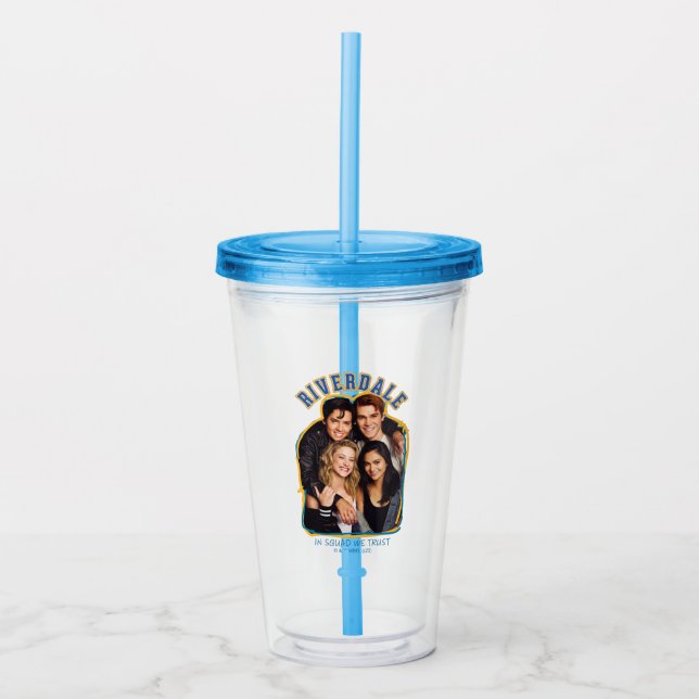 Vaso Acrílico Riverdale - En Squad confiamos (Anverso)