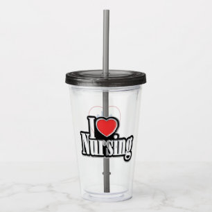 Vaso Acrílico RN I Love Enfermería