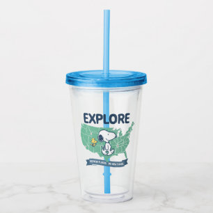 Vaso Acrílico Road Trippin   Explorar cacahuetes