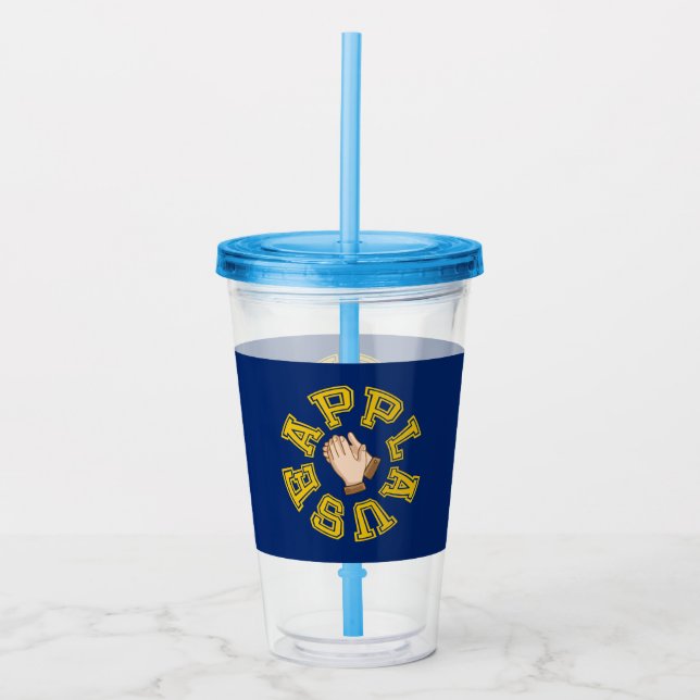 Vaso Acrílico Ronda de aplausos (Anverso)