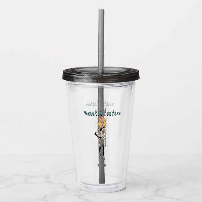 Vaso Acrílico Ropa de mikitiez de renacimiento espeluznante de v (Anverso)