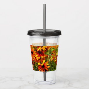 VASO ACRÍLICO RUDBECKIA FLOWERS