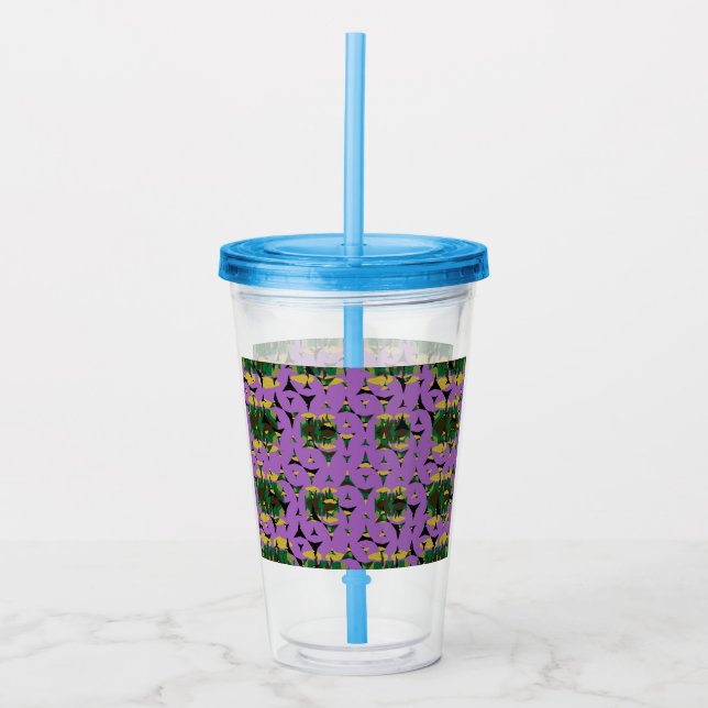 Vaso Acrílico Ruedas de fuego celestial contenido (Anverso)