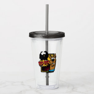 Vaso Acrílico Ruh-Roh Scooby-Doo y un fantasma