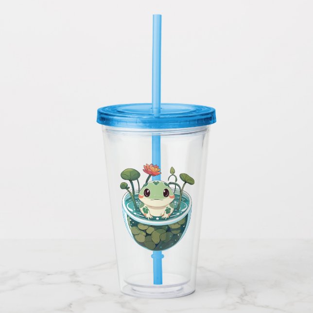 Vaso Acrílico Sage Toad (Anverso)