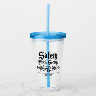 Vaso Acrílico Salem Witch Society Acryler Tumbler