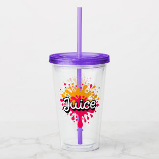 Vaso Acrílico Salto de jugo