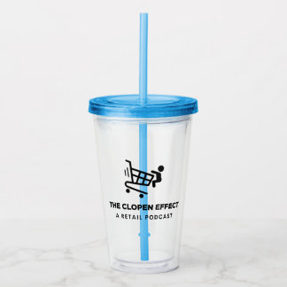Vaso Acrílico Saludos al efecto abierto