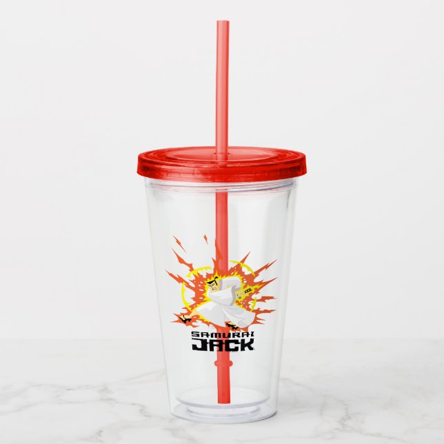 Vaso Acrílico Samurai Jack Energy Graphic (Anverso)