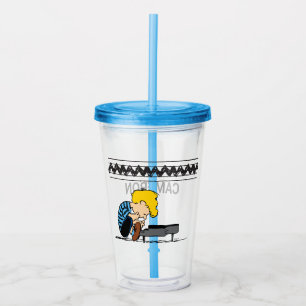 Vaso Acrílico Schroeder Charlie Brown Music