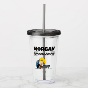 Vaso Acrílico Schroeder Charlie Brown Music   Añadir su nombre