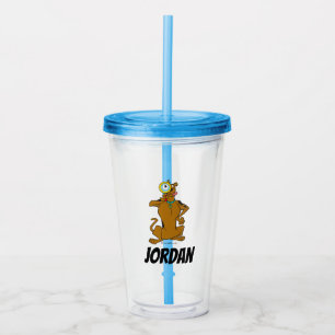 Vaso Acrílico Scooby-Doo con la lupa