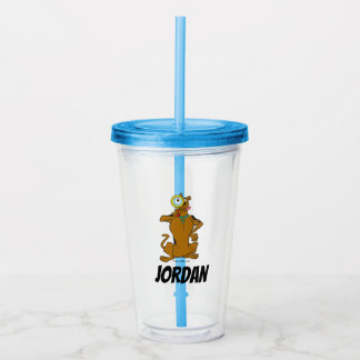 Vaso Acrílico Scooby-Doo con la lupa