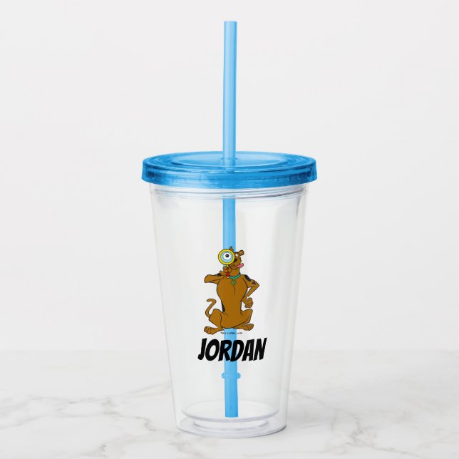 Vaso Acrílico Scooby-Doo con la lupa (Anverso)