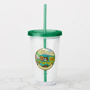 Vaso Acrílico Scooby-Doo Conducción de pandillas a través de