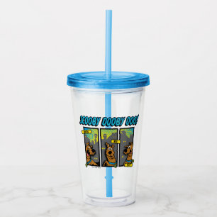 Vaso Acrílico Scooby-Doo donde está usted los paneles cómicos