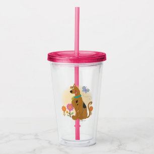 Vaso Acrílico Scooby-Doo Following Butterfly