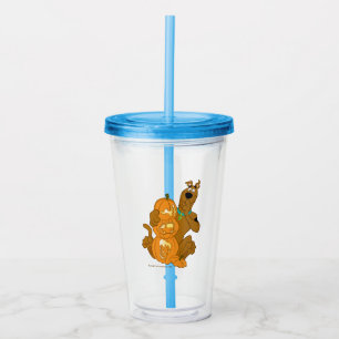 Vaso Acrílico Scooby-Doo Halloween Jack-O-Lantern