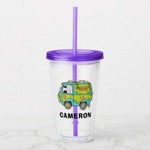 Vaso Acrílico Scooby-Doo La máquina misteriosa
