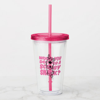 Vaso Acrílico Scooby-Doo |¿Lo Haría Por Un Aperitivo?