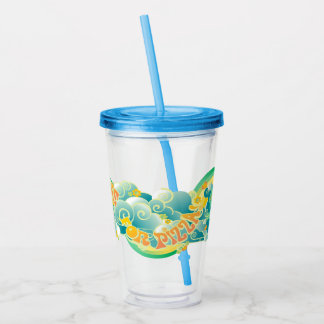 Vaso Acrílico Scooby-Doo | Máquina De Misterio "Freno Por Pizza"