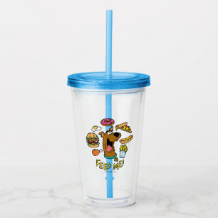 Vaso Acrílico ¡Scooby-Doo me alimenta!