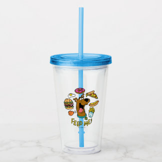 Vaso Acrílico ¡Scooby-Doo me alimenta!