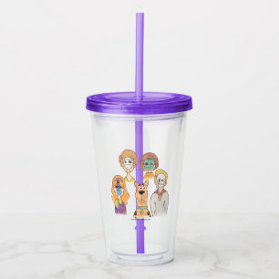 Vaso Acrílico Scooby-Doo Nuestras máscaras de Halloween