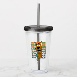 Vaso Acrílico Scooby-Doo Ruh Roh
