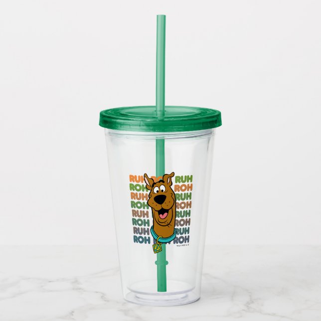 Vaso Acrílico Scooby-Doo Ruh Roh (Anverso)