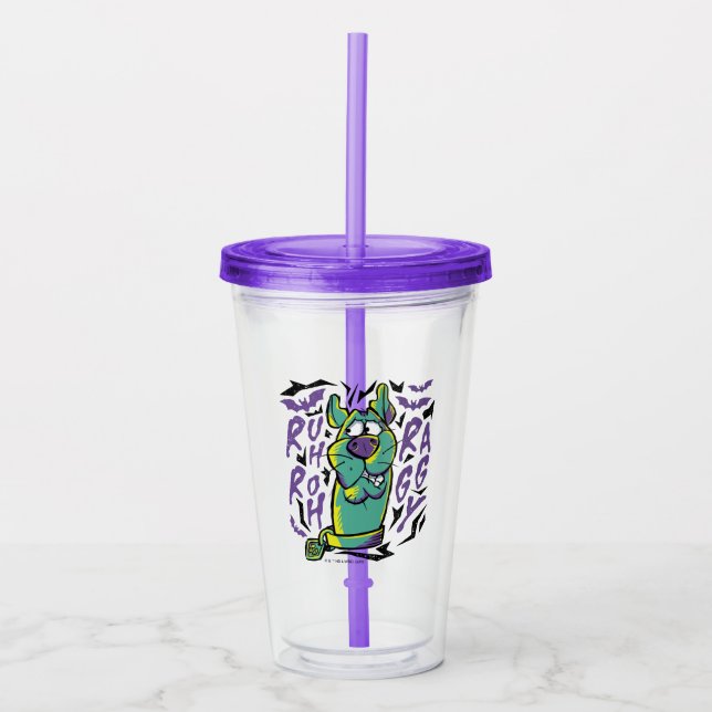 Vaso Acrílico Scooby-Doo | Ruh Roh Raggy (Anverso)