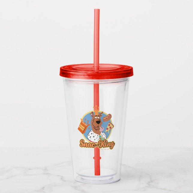 Vaso Acrílico Scooby-Doo Snac-King (Anverso)