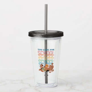 Vaso Acrílico Scooby-Doo También Guay Para La Escuela