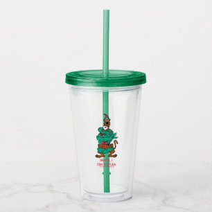 Vaso Acrílico Scooby-Doo Wrapped In Wreaths