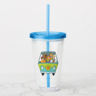 Vaso Acrílico Scooby-Doo y la máquina de misterio de pandillas